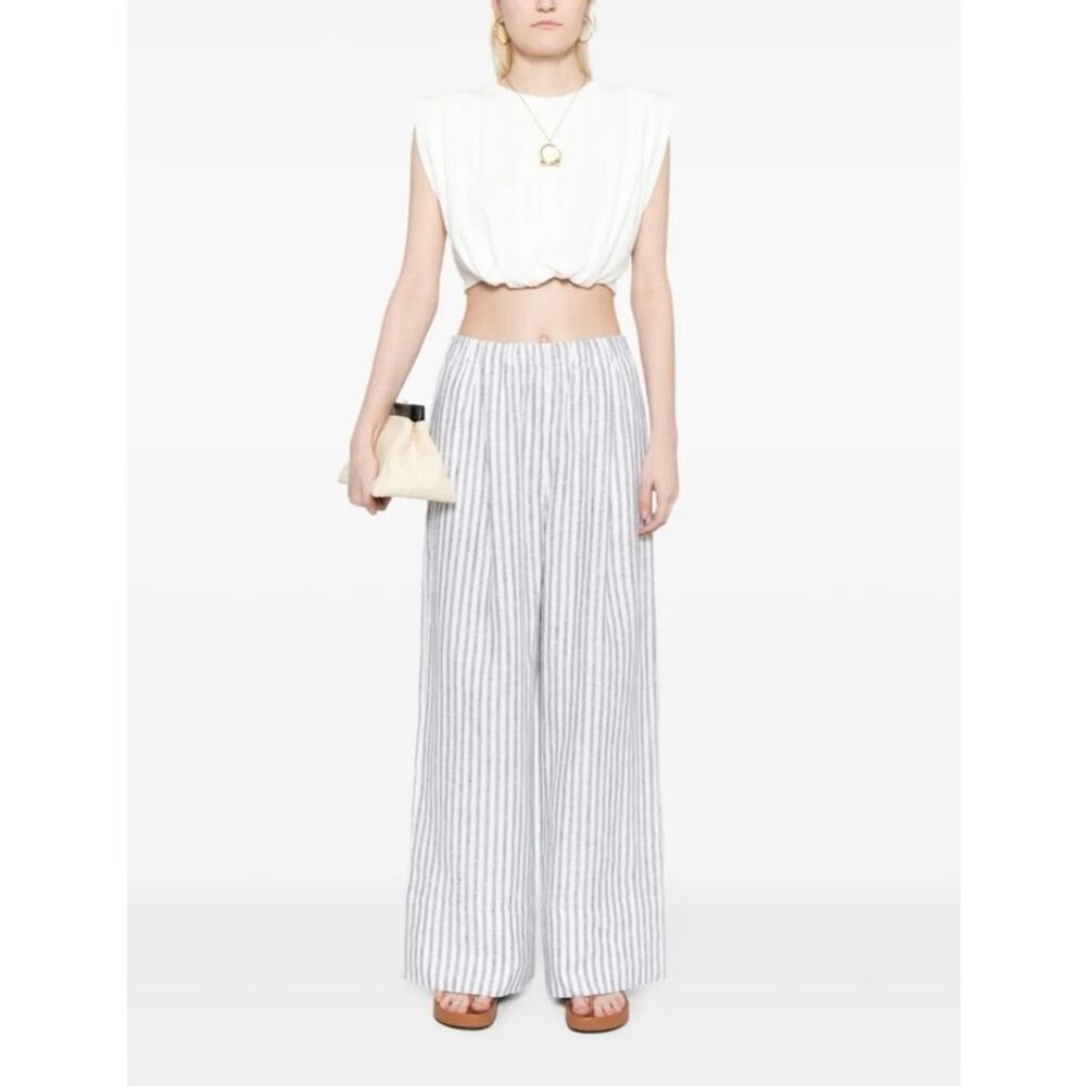 Reformation Fernando Linen Trousers Sz XS